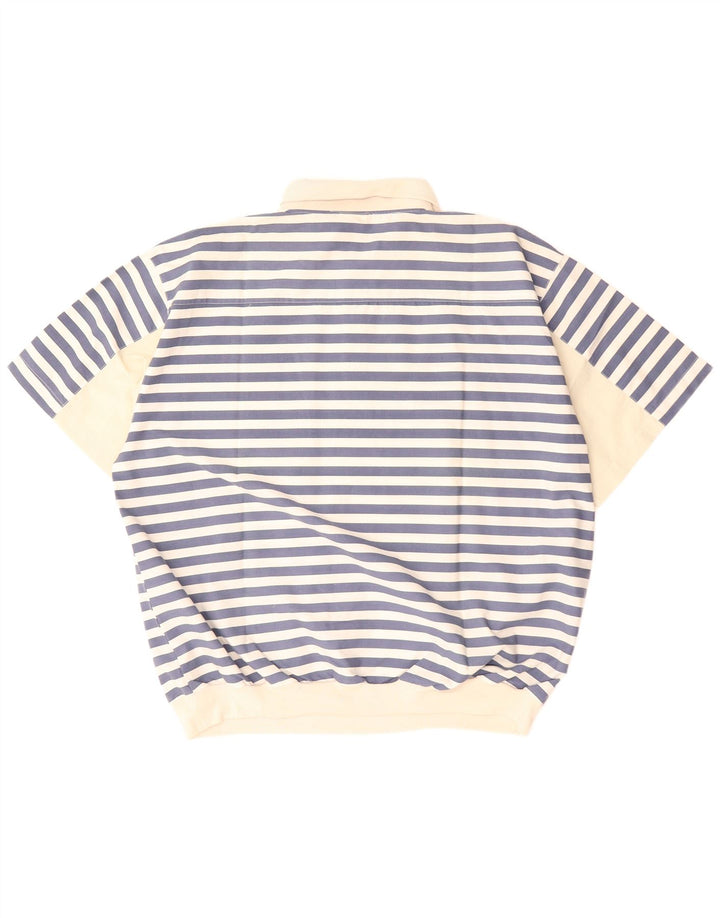 VINTAGE muška pulover majica kratkih rukava IT 52/54 na velike plave pruge