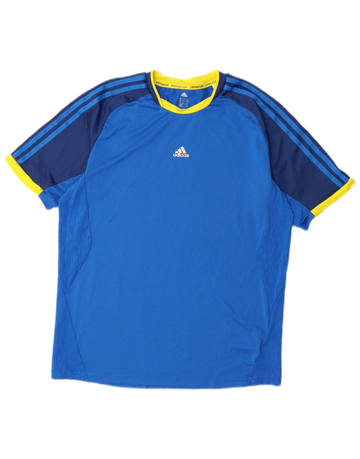 Adidas muška Climacool majica kratkih rukava srednje plave boje poliester