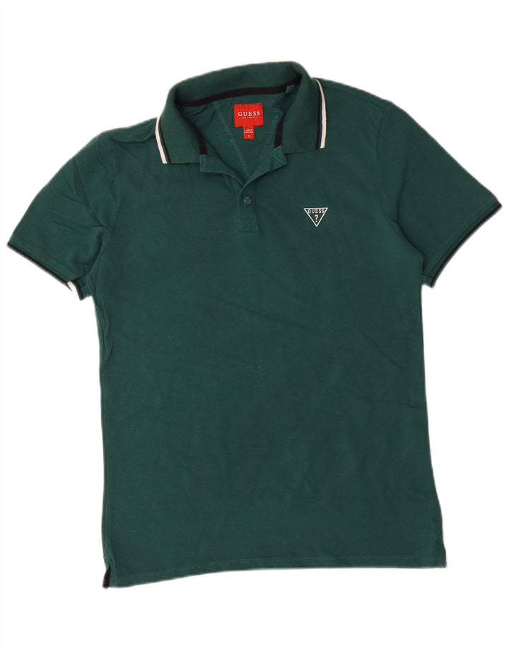 Guess muška polo majica mala zelena pamuk