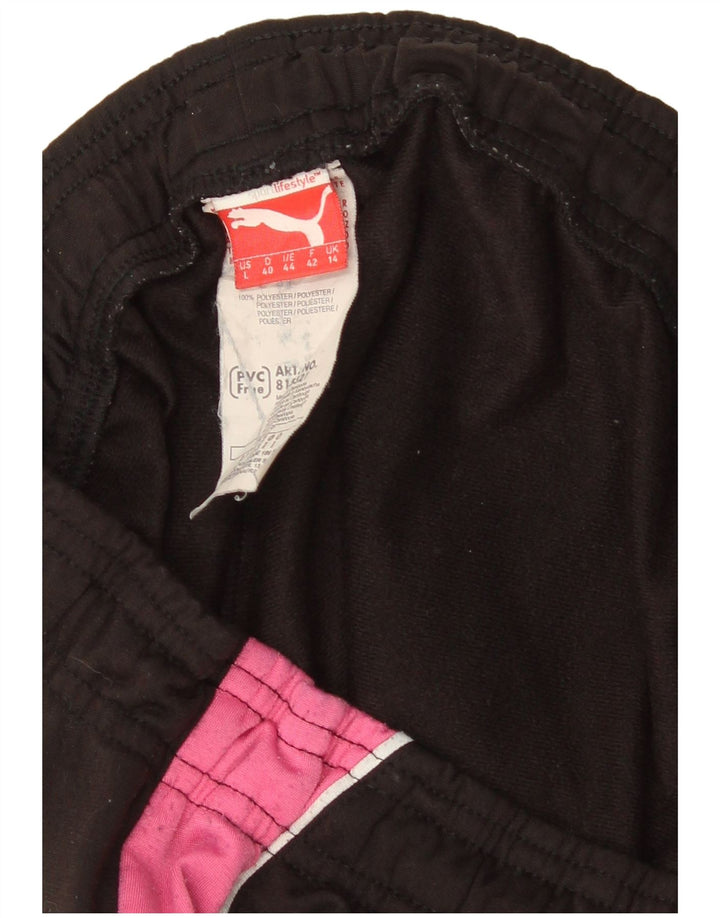 Puma ženske hlače za trenirku UK 14 Medium Black Colourblock poliester