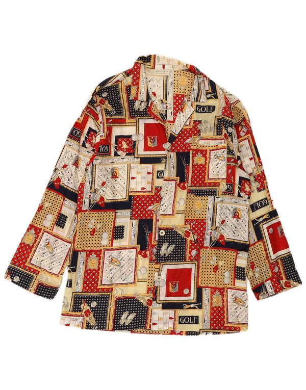 Vintage muška pidžama IT 48 Mala raznobojna patchwork pamuk