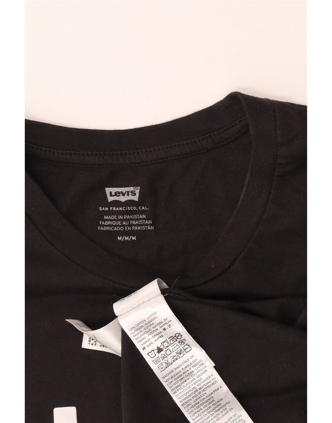 Levi's ženska majica kratkih rukava s grafičkim motivima UK 14 srednje crni pamuk