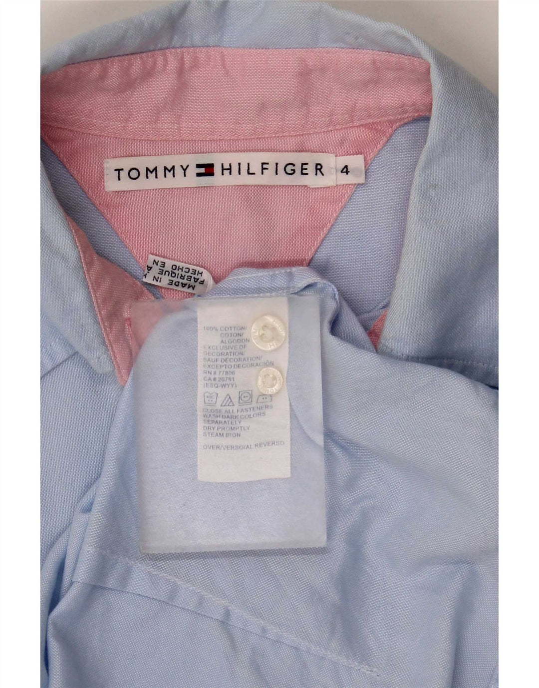 Tommy Hilfiger ženska košulja US 4 Mala plava pamuk