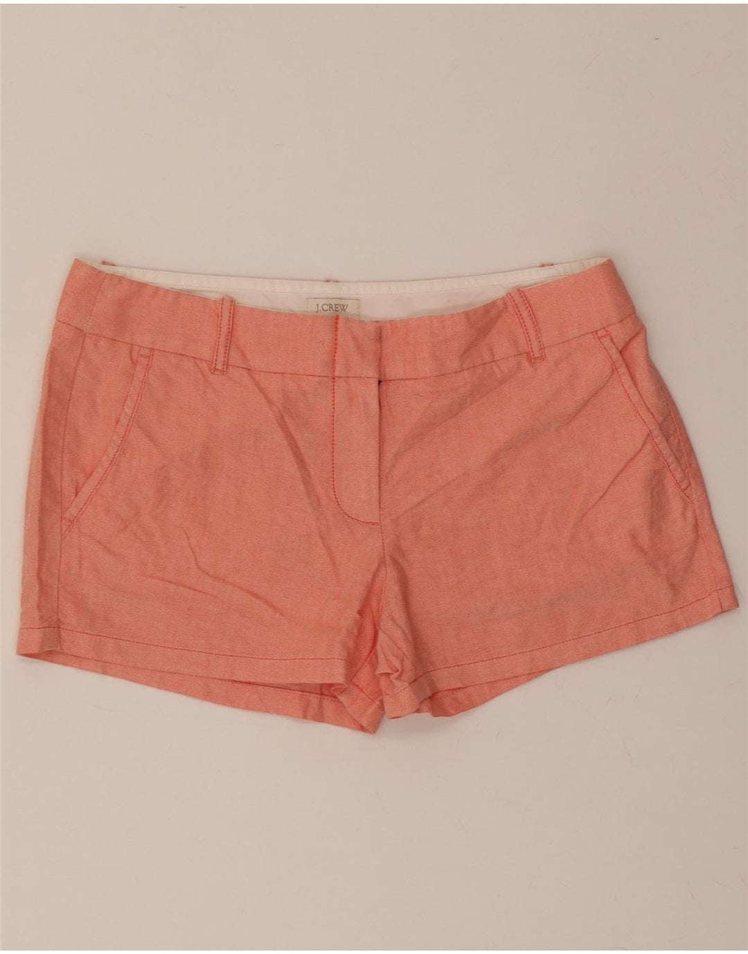 J. CREW Womens Casual Shorts US 6 Medium W30  Pink Cotton Vintage J. Crew and Second-Hand J. Crew from Messina Hembry 