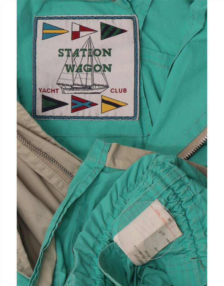 Vintage muška pomoćna jakna s kapuljačom IT 48, srednje sivi pamuk