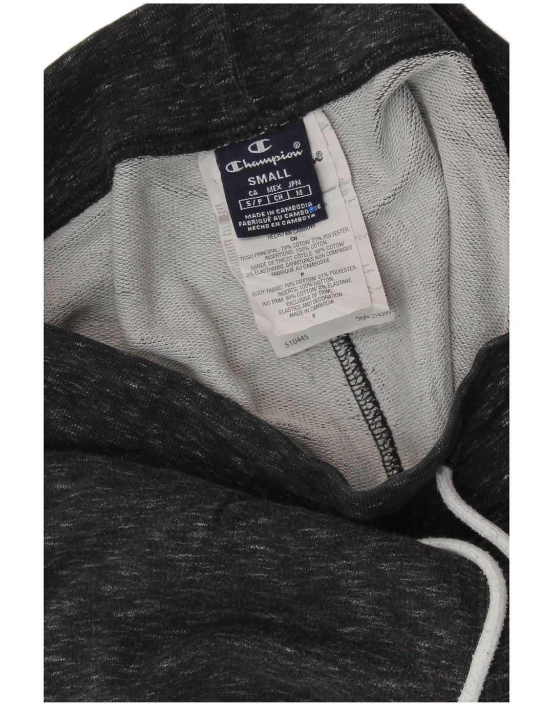 CHAMPION Muška trenirka Hlače Joggers Mali sivi flekasti pamuk