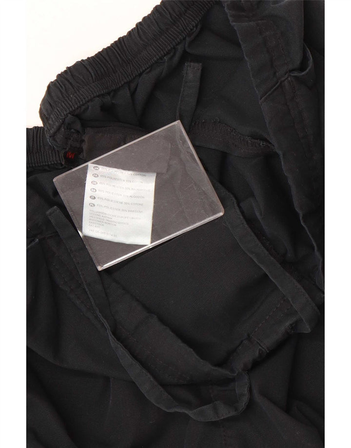 Dickies muške ravne kargo hlače srednje veličine W30 L30 crni poliester