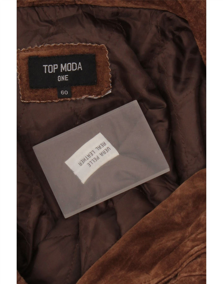 Vintage muška antilop jakna veličina 60 3XL smeđa koža