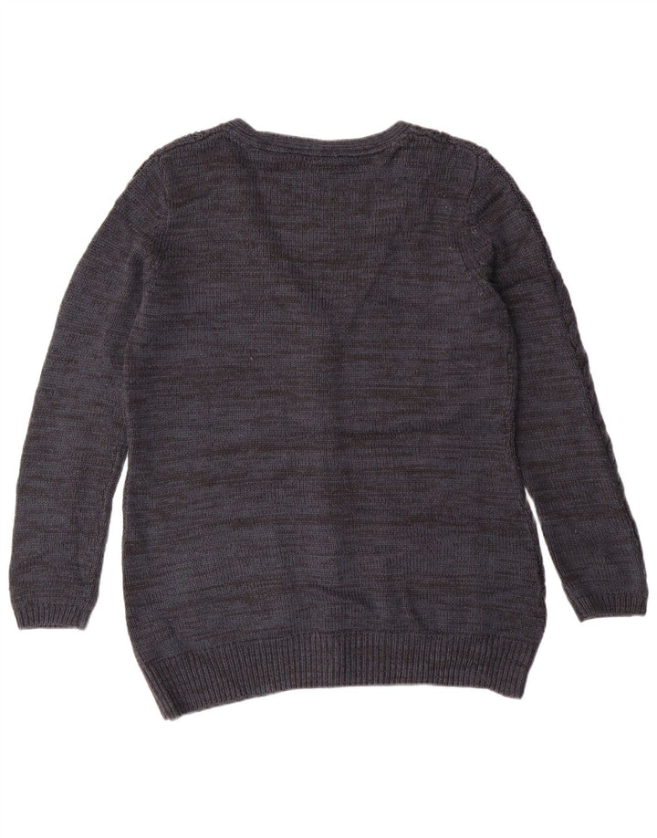 Fat Face ženski kardigan džemper UK 14 Veliki tamnoplavi klasični kašmir