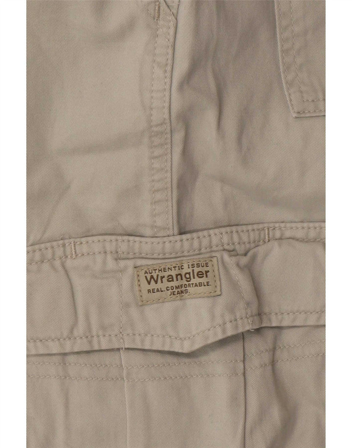 Wrangler muške kargo kratke hlače Large W36 sivi pamuk