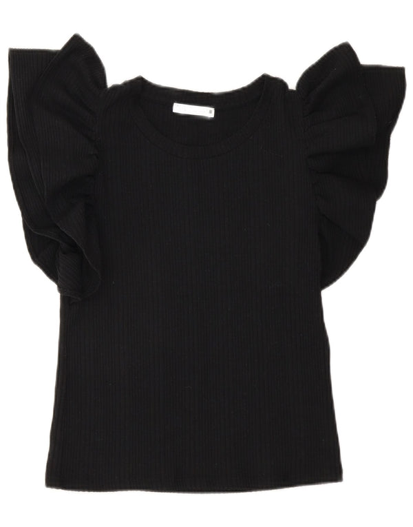 Zara ženski gornji dio kratke bluze UK 10 Small Black