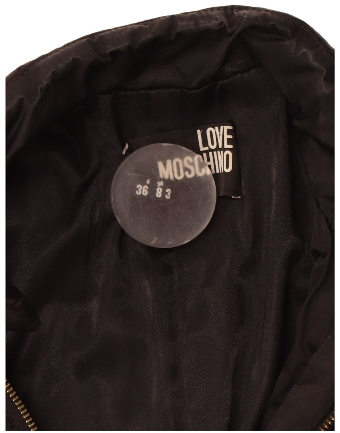 Moschino ženski kaput UK 8 mali crni poliester