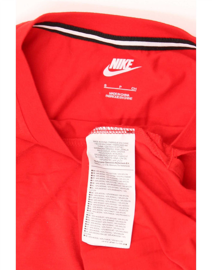 Nike Muška majica kratkih rukava Mala crvena pamučna