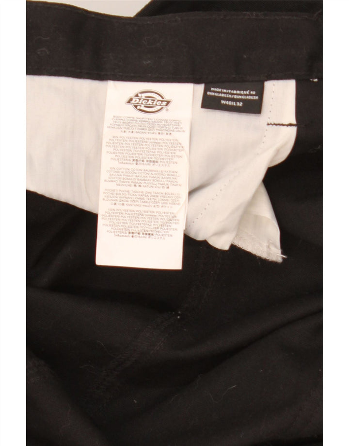 Dickies muške ravne kargo hlače W40 L32 crni poliester