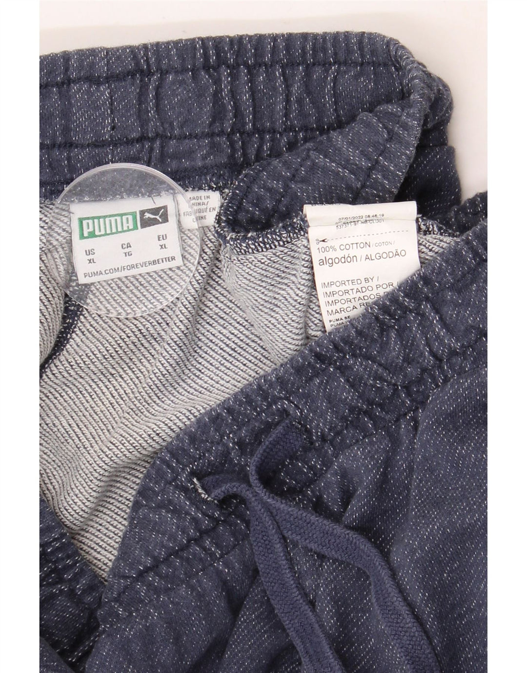 PUMA Muška trenirka Hlače Joggers XL tamnoplavi pamuk