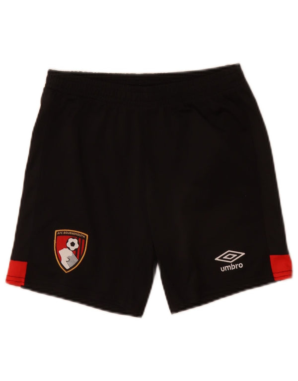 Umbro Boys Graphic Sport Shorts 7-8 Years Small Black Colourblock Poliester