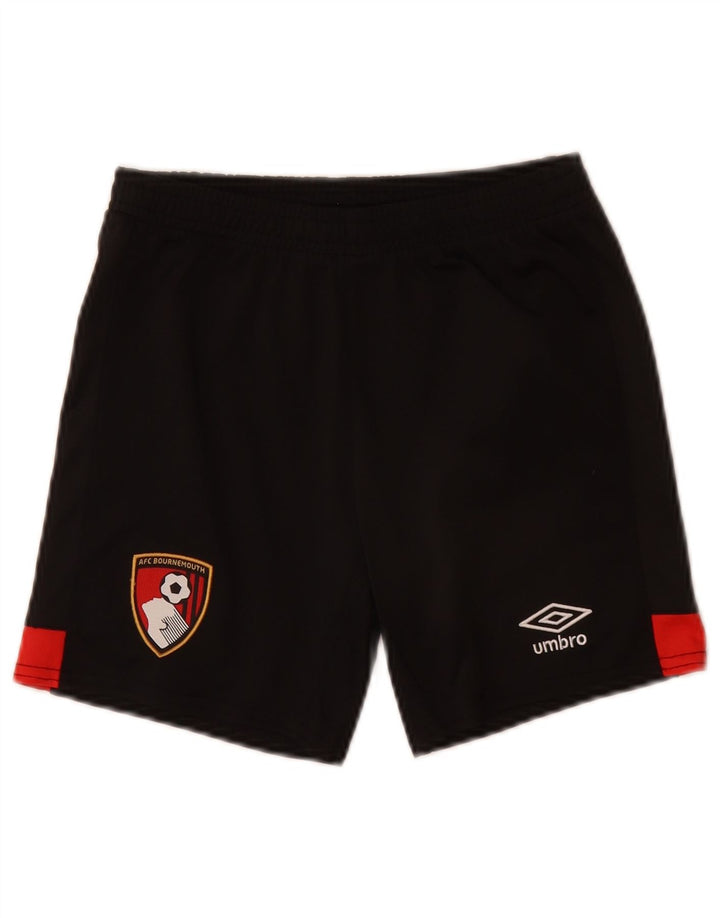 Umbro Boys Graphic Sport Shorts 7-8 Years Small Black Colourblock Poliester