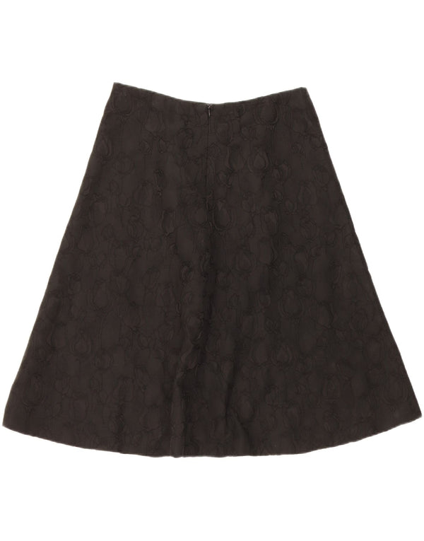 Intrend ženska suknja A-kroja UK 12 srednje W30 crna cvjetna