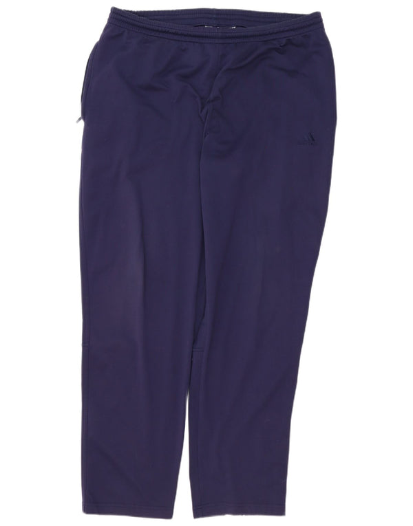 Adidas Mens Tracksuit Trousers XL Navy Blue Polyester