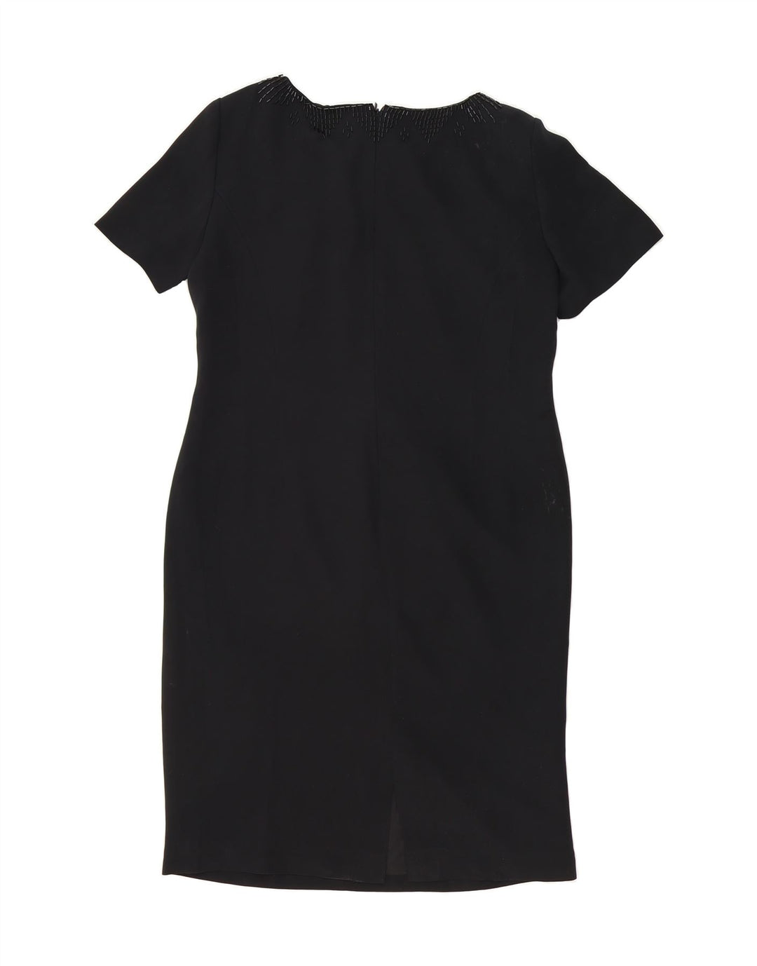 VINTAGE Womens Sheath Dress UK 16 Large Black Vintage Vintage and Second-Hand Vintage from Messina Hembry 