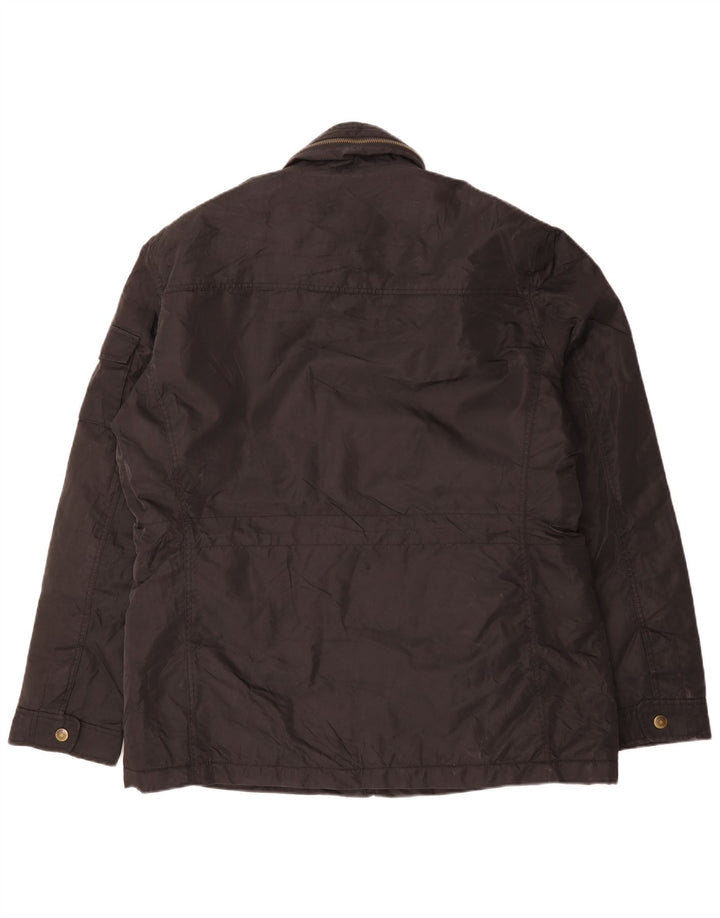 Esprit muška pomoćna jakna s kapuljačom UK 44 2XL crni poliester