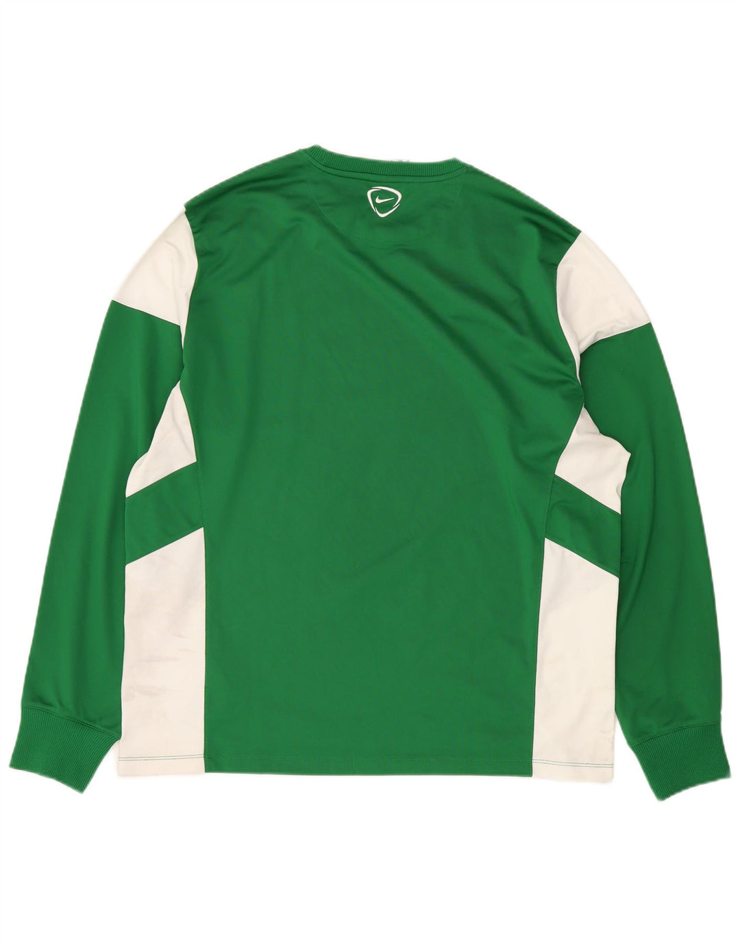 NIKE muška Dri Fit majica dugih rukava XL zeleni poliester u boji