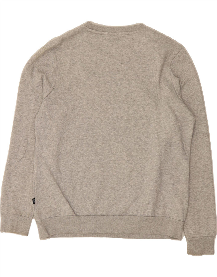 PUMA Womens Graphic Sweatshirt Jumper UK 16 Large Grey Cotton Vintage Puma and Second-Hand Puma from Messina Hembry 
