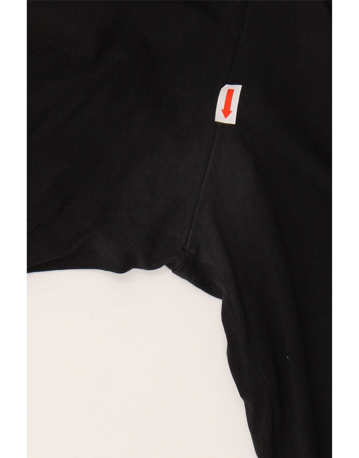 CHAMPION Mens Graphic T-Shirt Top Large Black Cotton
