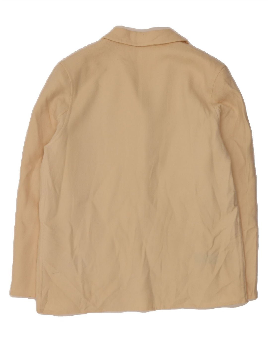 BIFFI Womens 1 Button Blazer Jacket IT 42 Medium Beige Wool Vintage Biffi and Second-Hand Biffi from Messina Hembry 