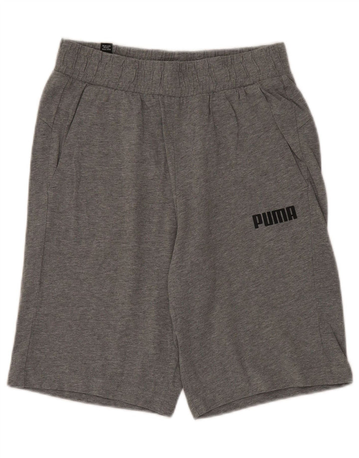 Puma muške sportske kratke hlače, mali sivi flekasti pamuk