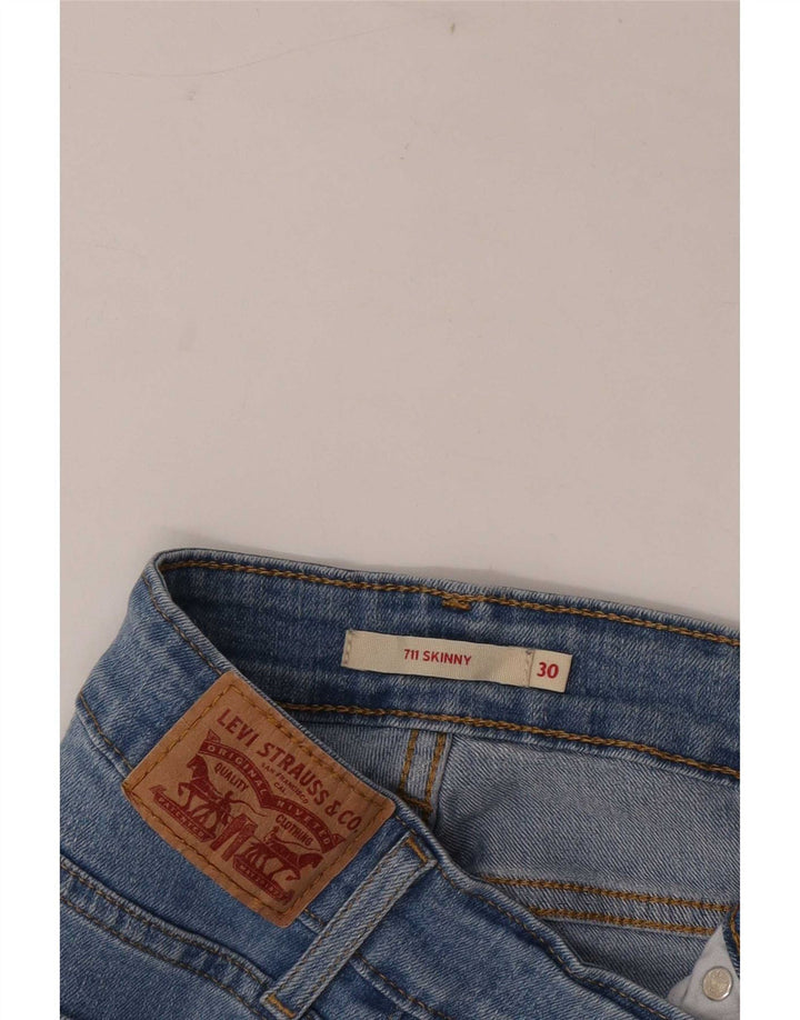 Levi's ženske 711 uske traperice W30 L27 plave