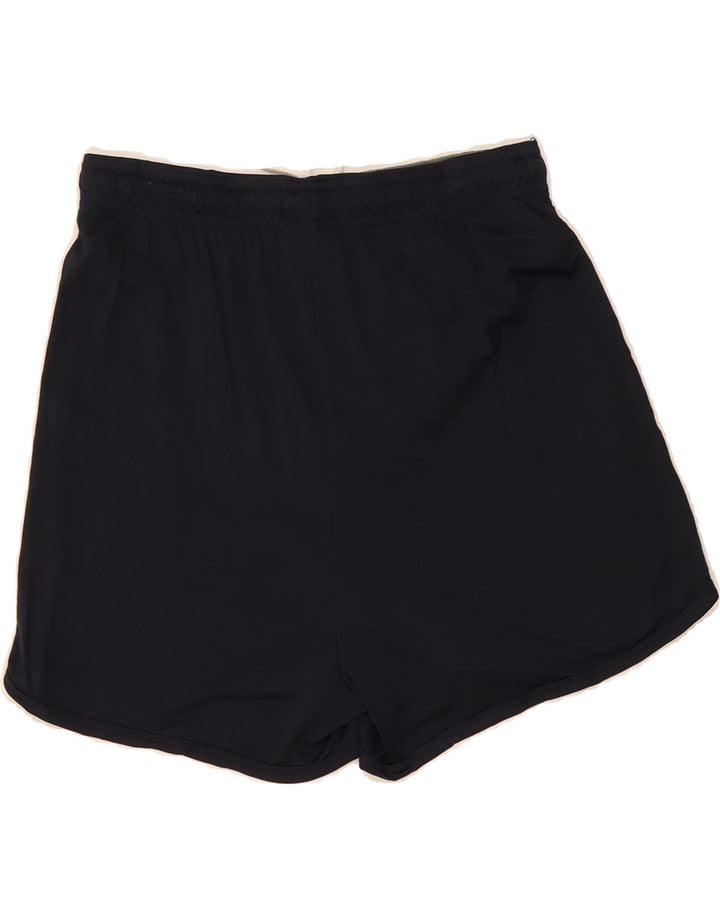 CHAMPION Womens Sport Shorts UK 10 Small Black Polyester Vintage Champion and Second-Hand Champion from Messina Hembry 