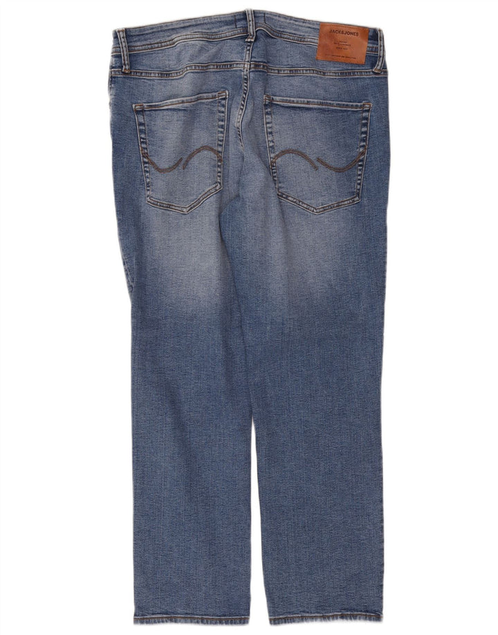Jack & Jones Muške Tim Straight Jeans W36 L30 Plavi pamuk