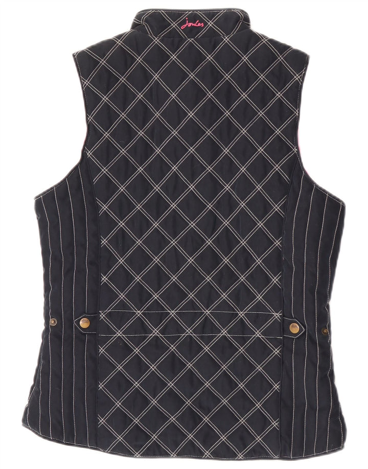 Joules Ženska podstavljena jakna UK 10 Mala tamnoplava Argyle/Diamond poliester
