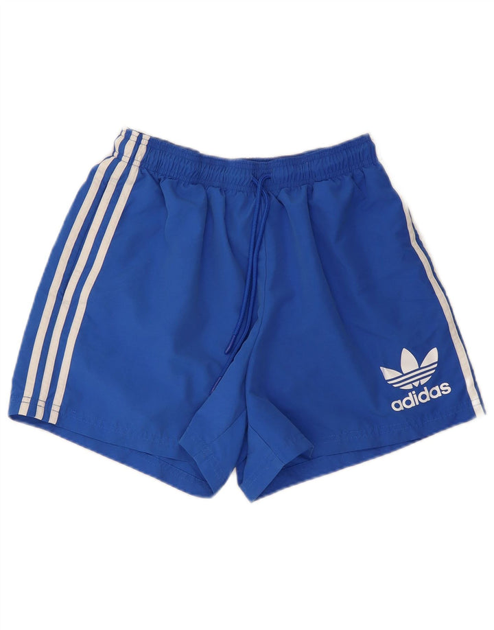 Adidas muške sportske kratke hlače srednje plave boje od poliestera