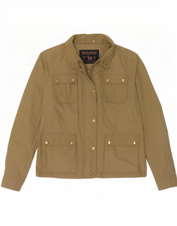 Woolrich ženska pomoćna jakna UK 14, srednji kaki pamuk