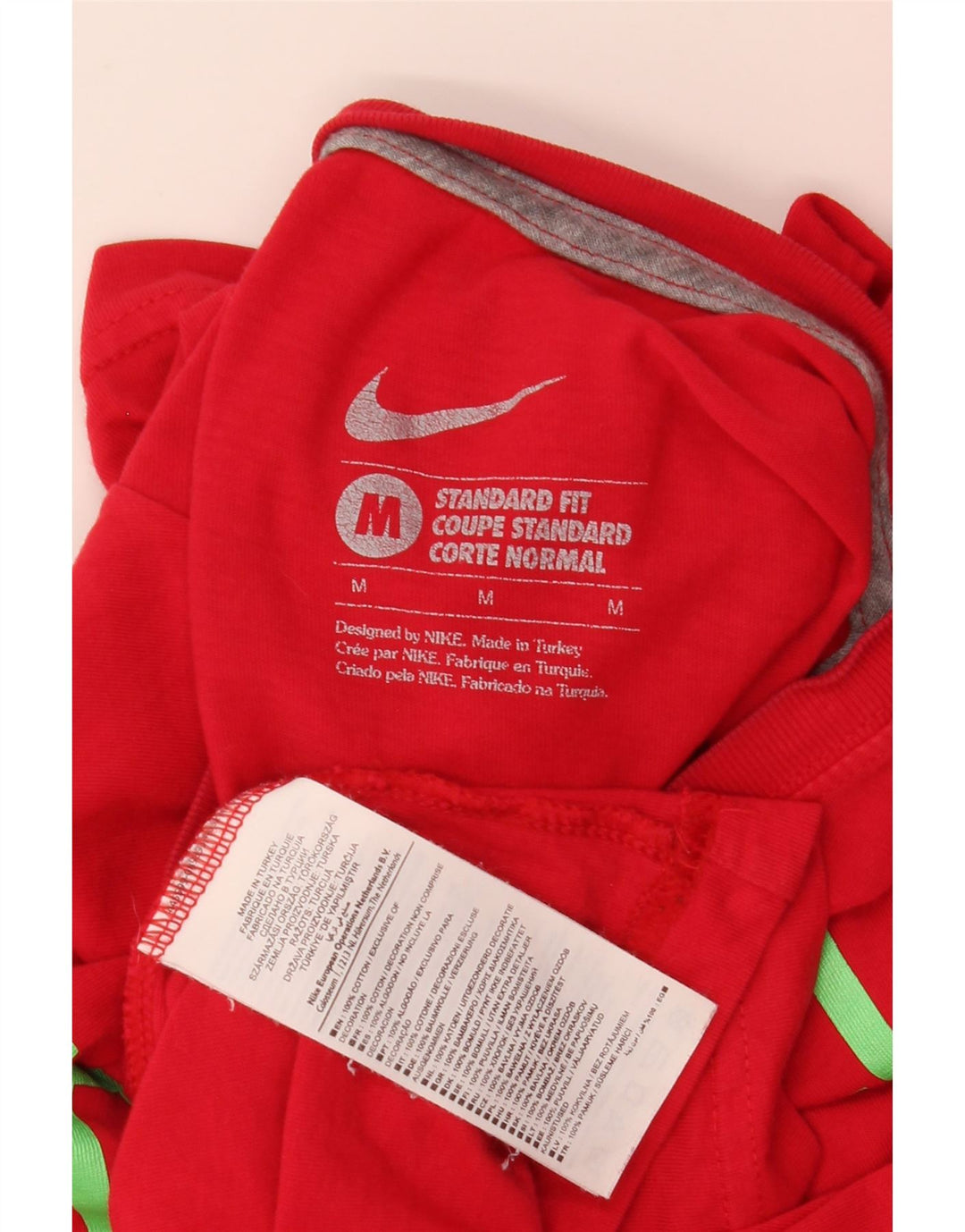 Nike muška majica kratkih rukava standardnog kroja srednje crvene boje