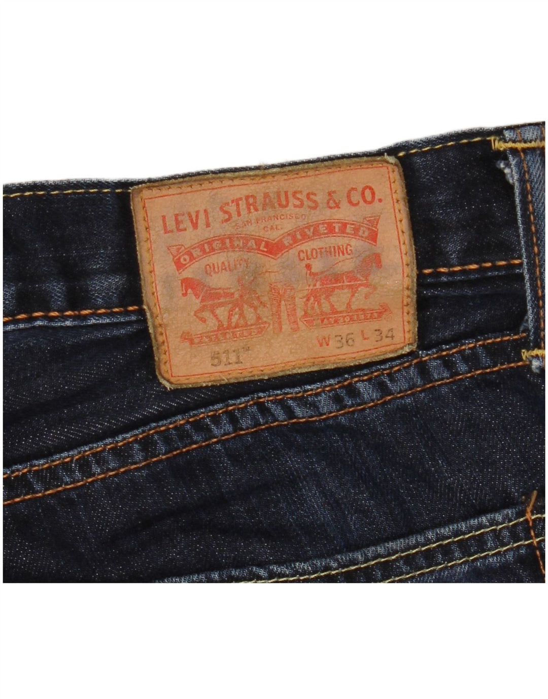 LEVI'S Muške 511 uske traperice W36 L29 tamnoplave