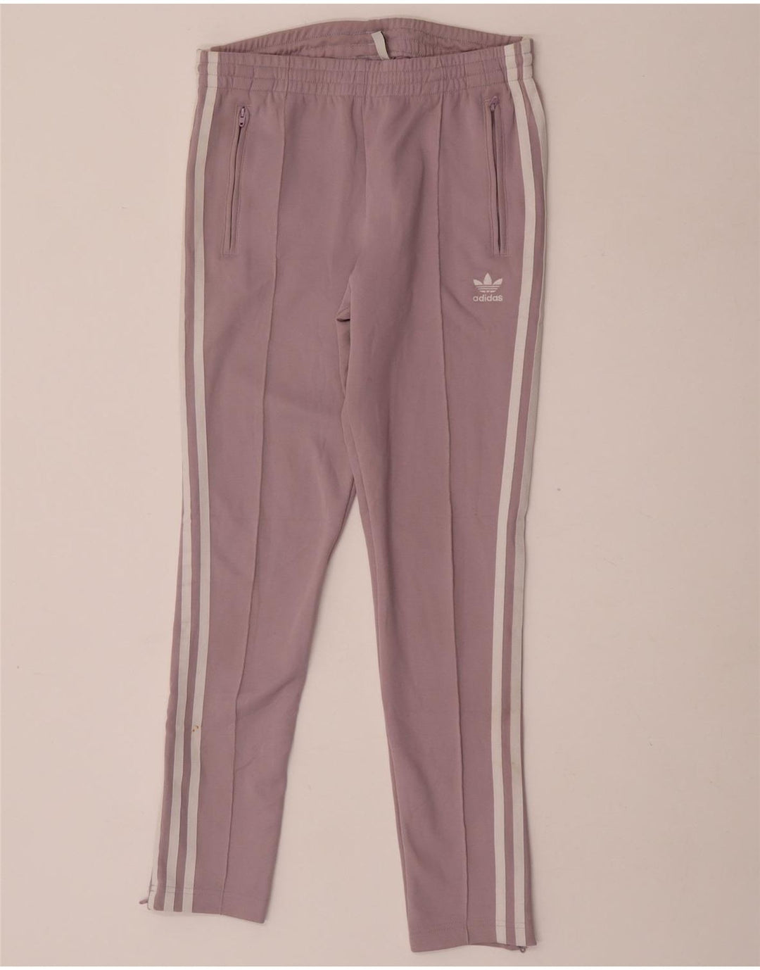 Adidas ženske hlače za trenirku UK 8 male ljubičaste poliesterske