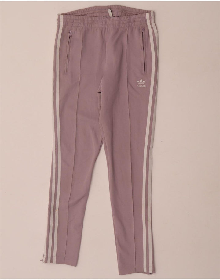 Adidas ženske hlače za trenirku UK 8 male ljubičaste poliesterske