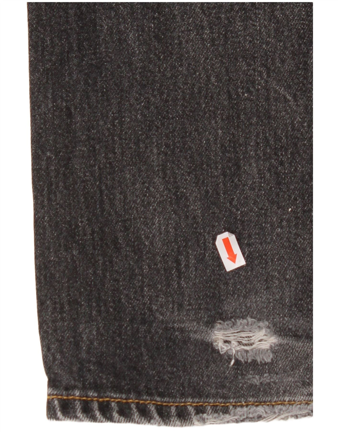 LEVI'S muške 501 ravne traperice W32 L32 crni pamuk