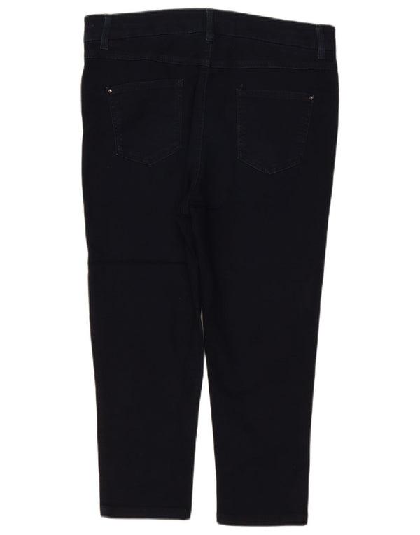 Marks & Spencer ženske skraćene traperice UK 16 Large W34 L22 tamnoplave