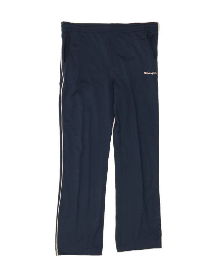 CHAMPION Mens Tracksuit Trousers Medium Navy Blue Vintage Champion and Second-Hand Champion from Messina Hembry 