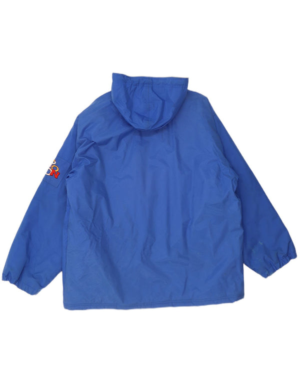Reebok muška vjetrovka s kapuljačom Graphic UK 42 XL plava poliamidna
