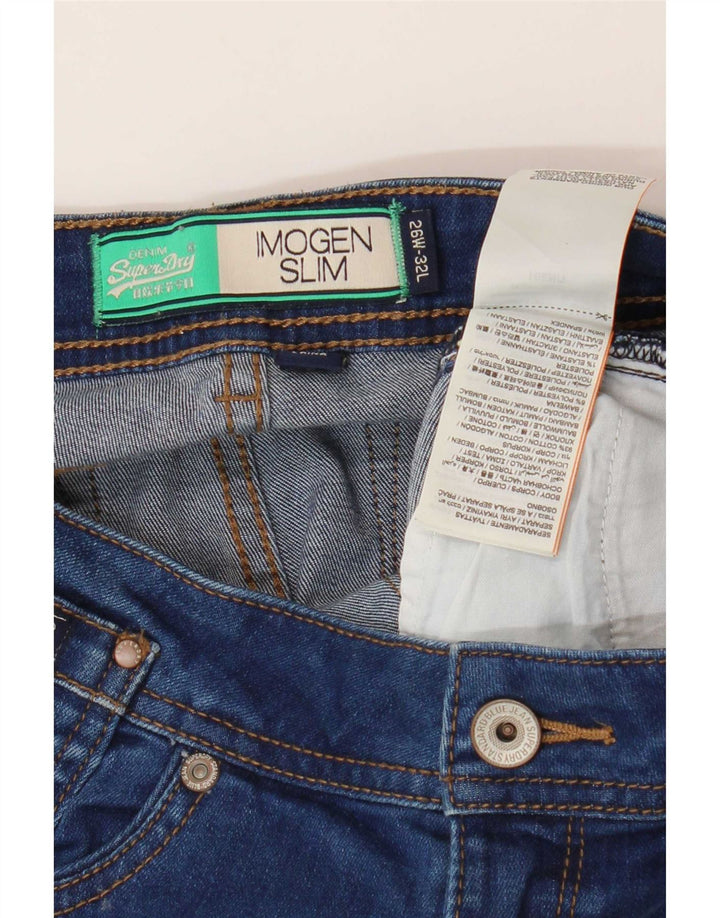 Superdry ženske uske traperice Imogen W26 L32 plavi pamuk
