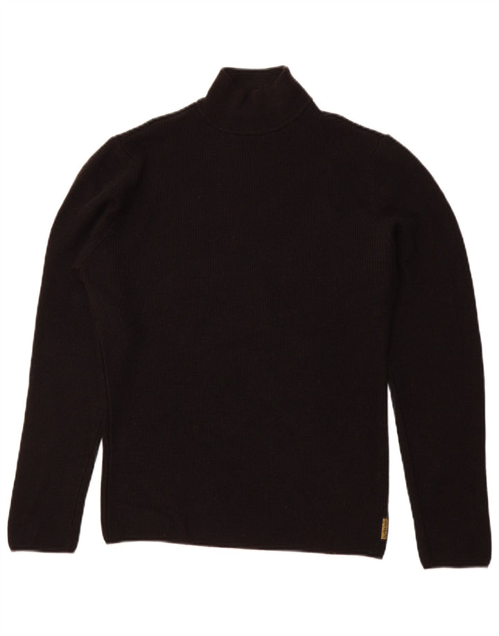 ARMANI JEANS Muški džemper s kornjačičastim izrezom srednje crne vune