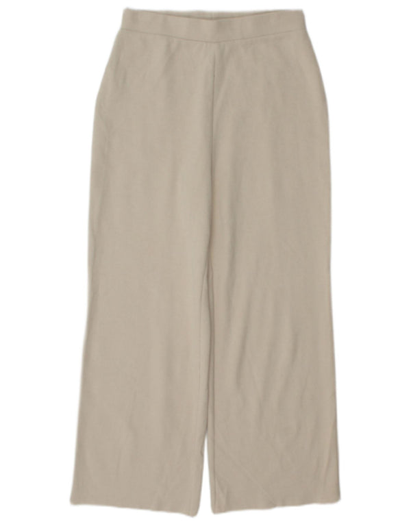 Zara ženske pletene hlače za trenirku UK 10 Small Off White