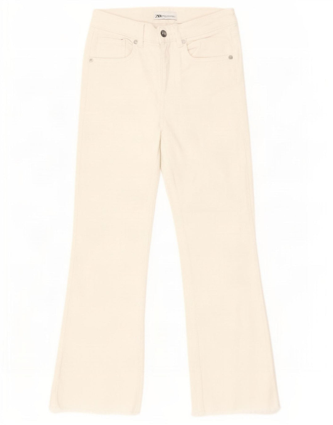 Ženske traperice Zara Bootcut EU 34 2XS W24 L25 Bijele