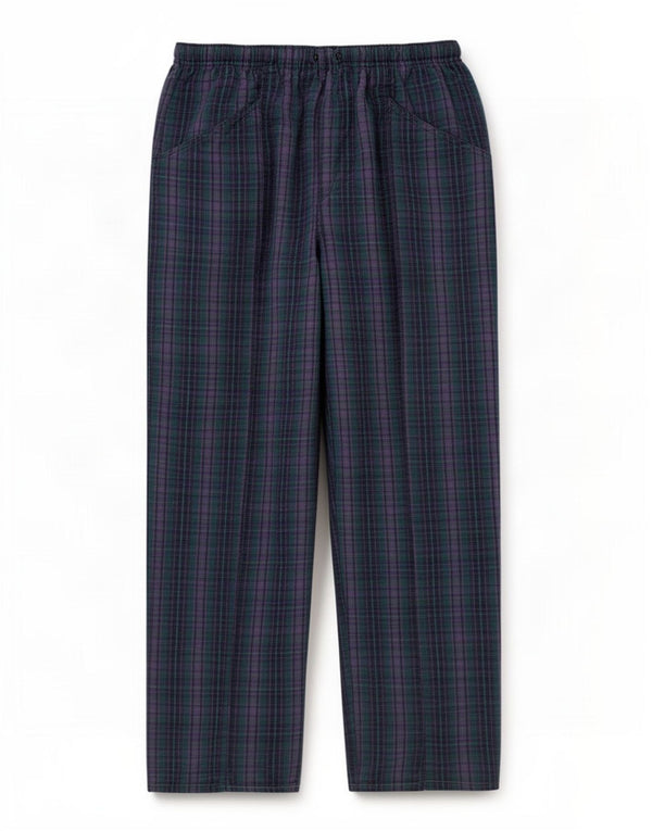 St. Bernard Womens Cropped Trousers UK 14 Large W33 L26 Green Check