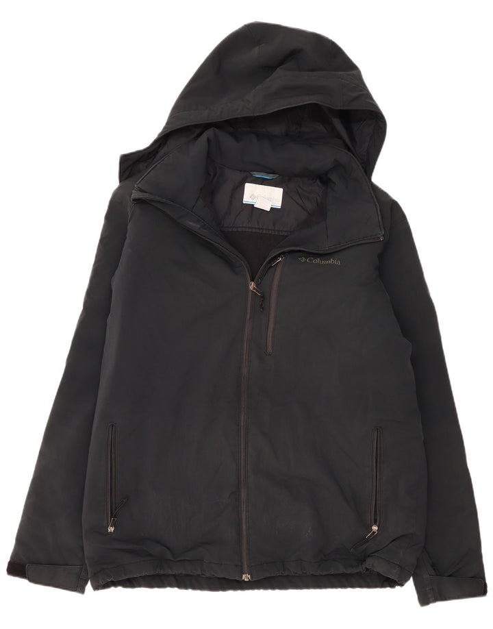 Muška vjetrovka s kapuljačom COLUMBIA UK 42 XL sivi poliester